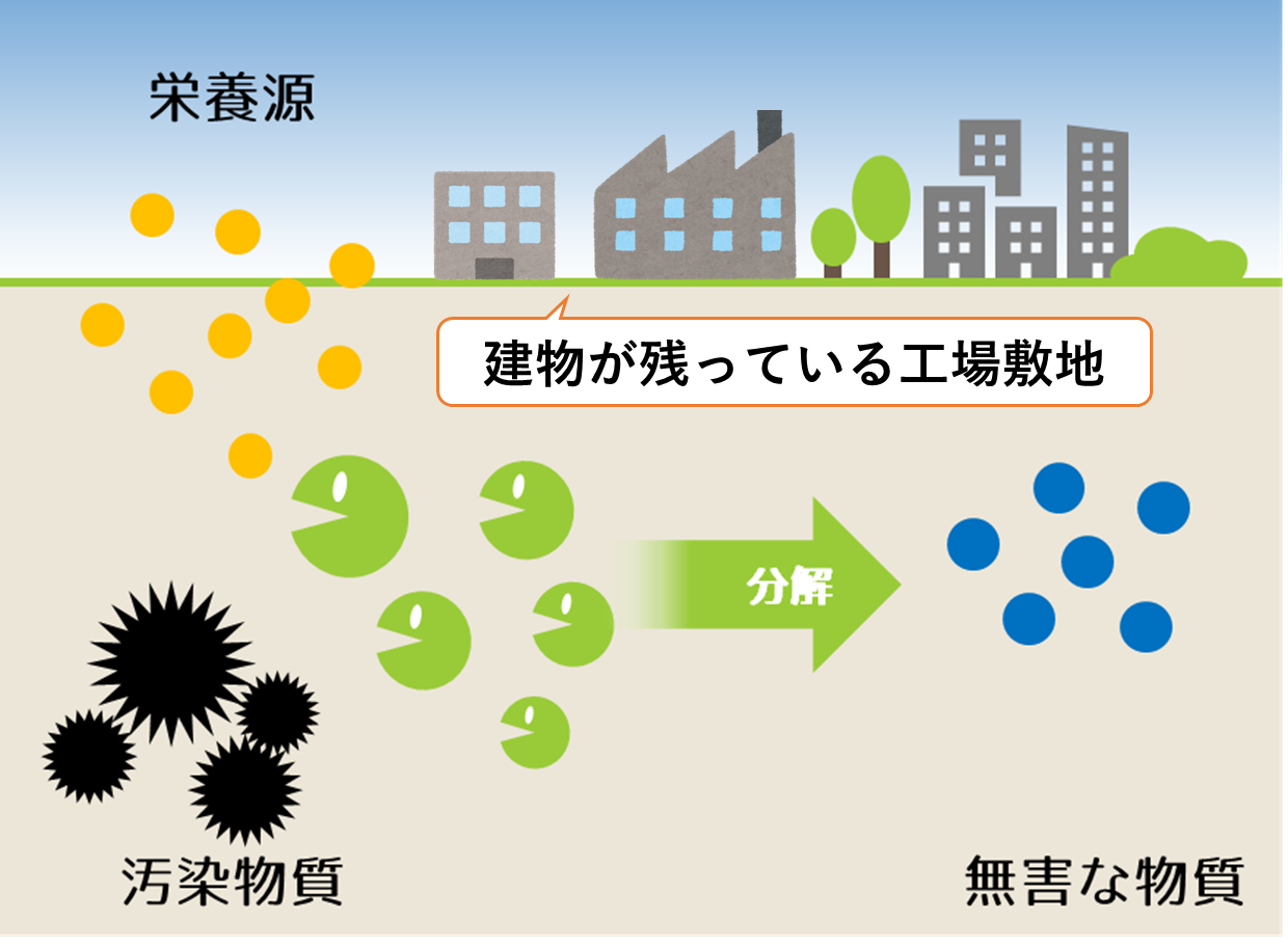 閉鎖工場敷地での土地取引を見越した汚染対応事例